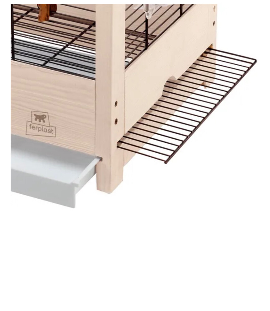 Fareplast Brand wooden bird cage  - 4