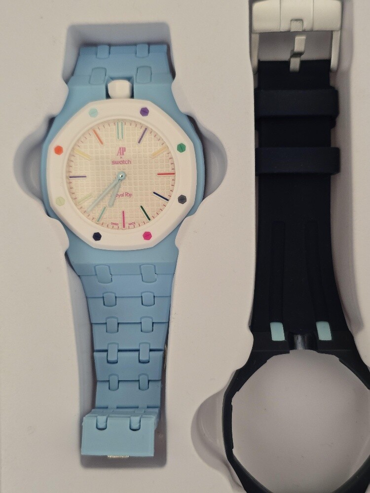 Swatch X AP RoyalPop watch - 1