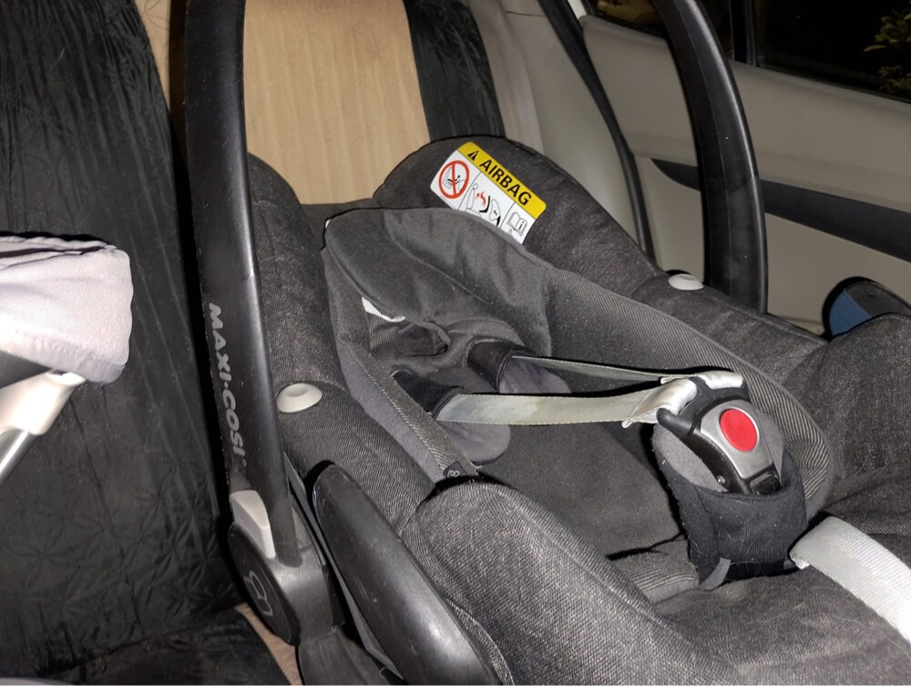 baby car seat andreclining chair - 5