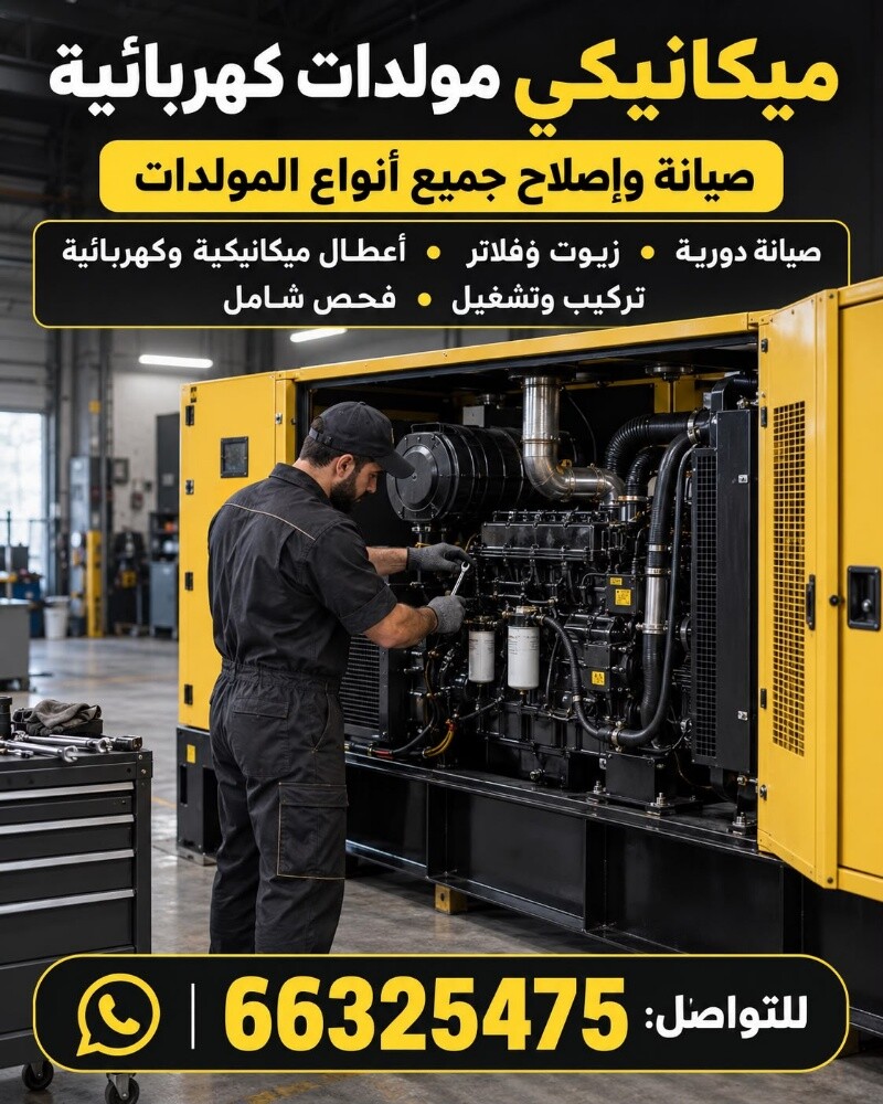 فني صيانة مولدات ومعدات - 1
