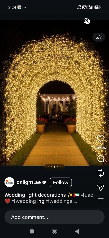 wedding lighting qatar - 24