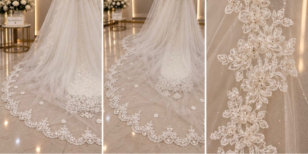 Gorgeous OLEG CASSINI Wedding Dress - 3