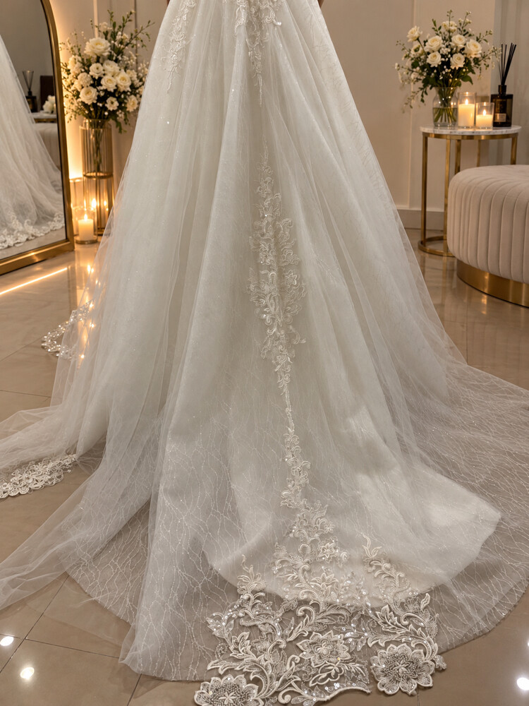 Gorgeous OLEG CASSINI Wedding Dress - 22