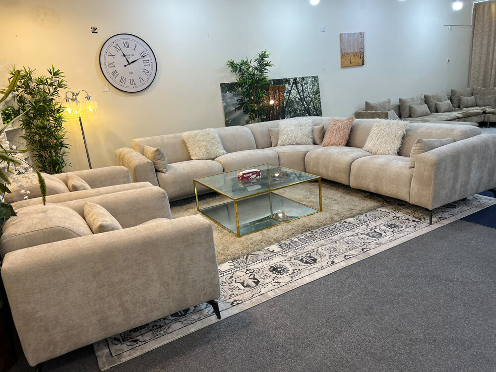 Corner L shape sofa & 2 arm chair  - 4