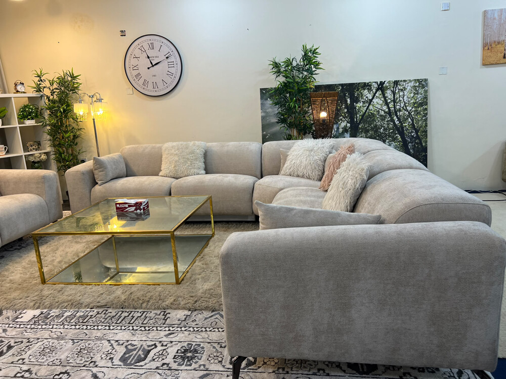 Corner L shape sofa & 2 arm chair  - 5