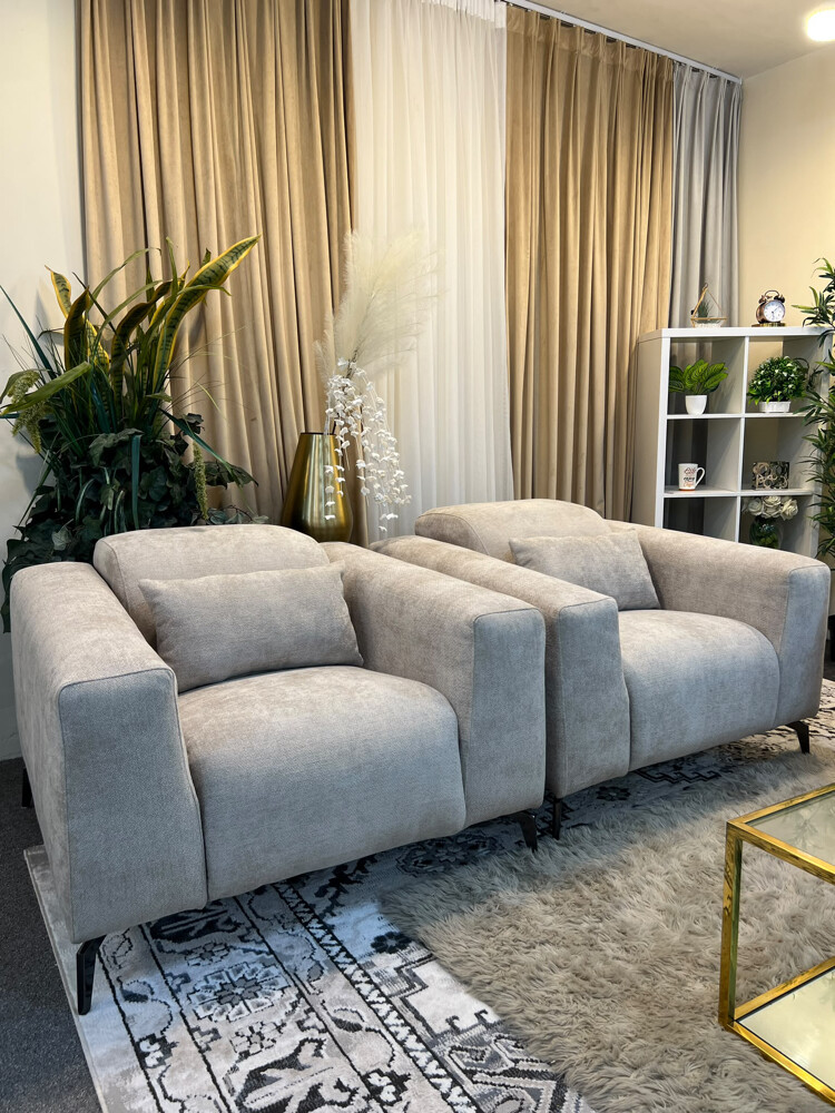 Corner L shape sofa & 2 arm chair  - 6