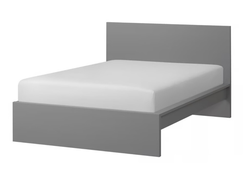 Bed queen size with side table  - 1