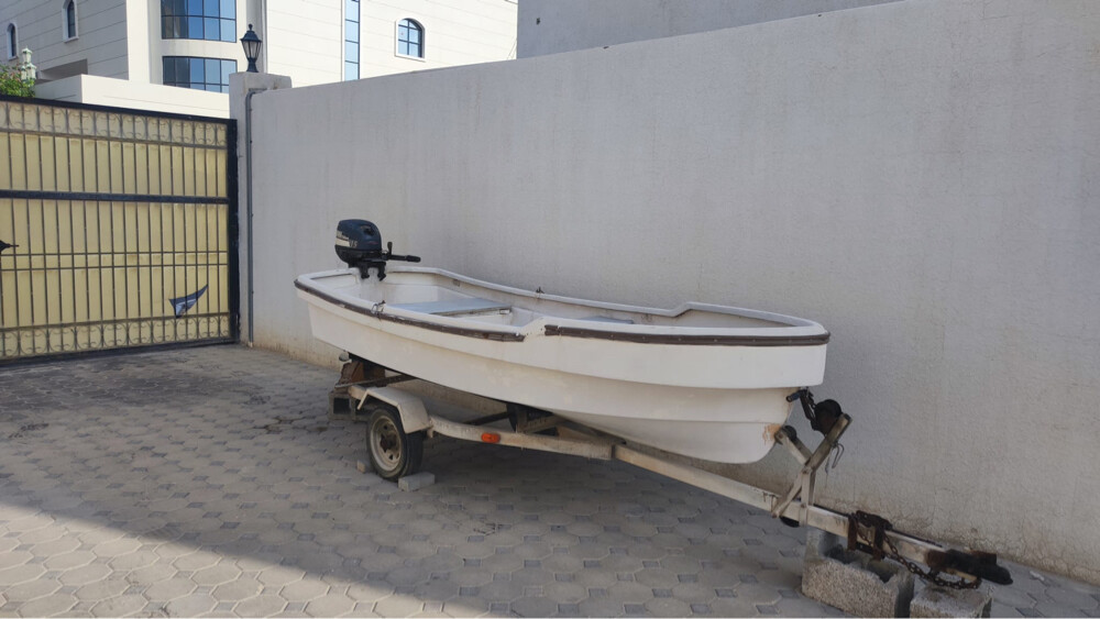 Fiberglass Fishing Boat Yamaha 15 - 1