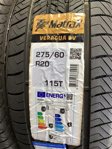 275/60R20 Matrax 4pc - 1