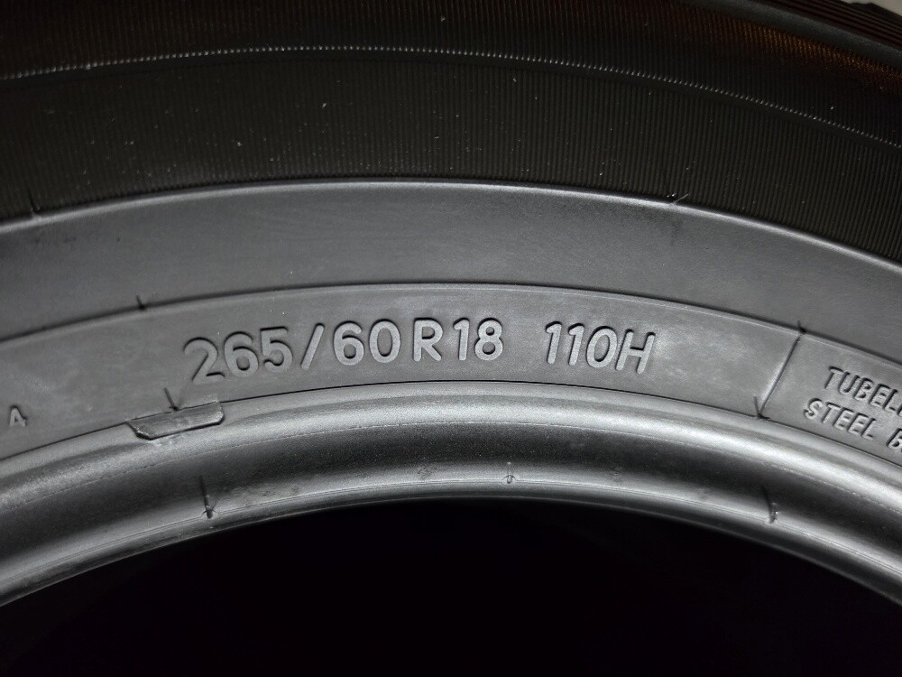 265/60/18 Toyo Tyre Japan - 4