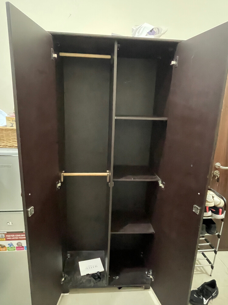 single bed , mattress and wardrobe - 2