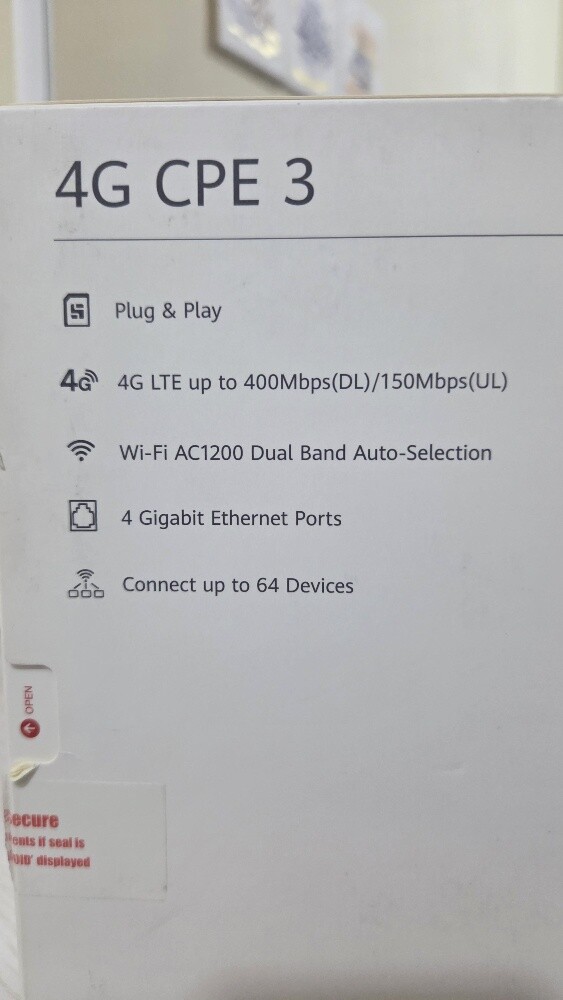 Vodafone 4G CPE 3 Router for Sale - 4