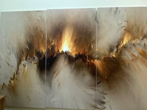 Large 3-Piece Horse Wall Art Set - 1