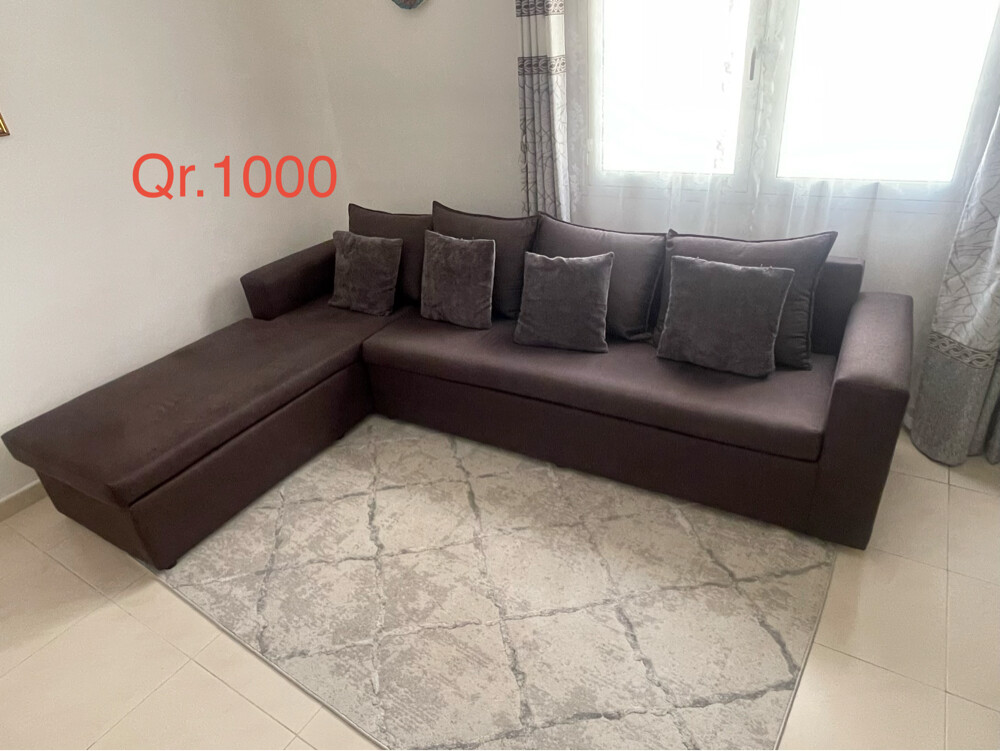 L shape sofa price negotiable  - 1