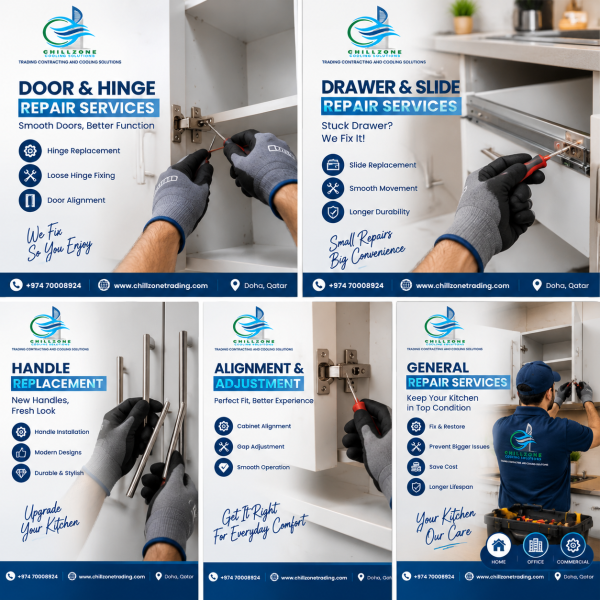Kitchen Cabin Door & shelve repair - 5