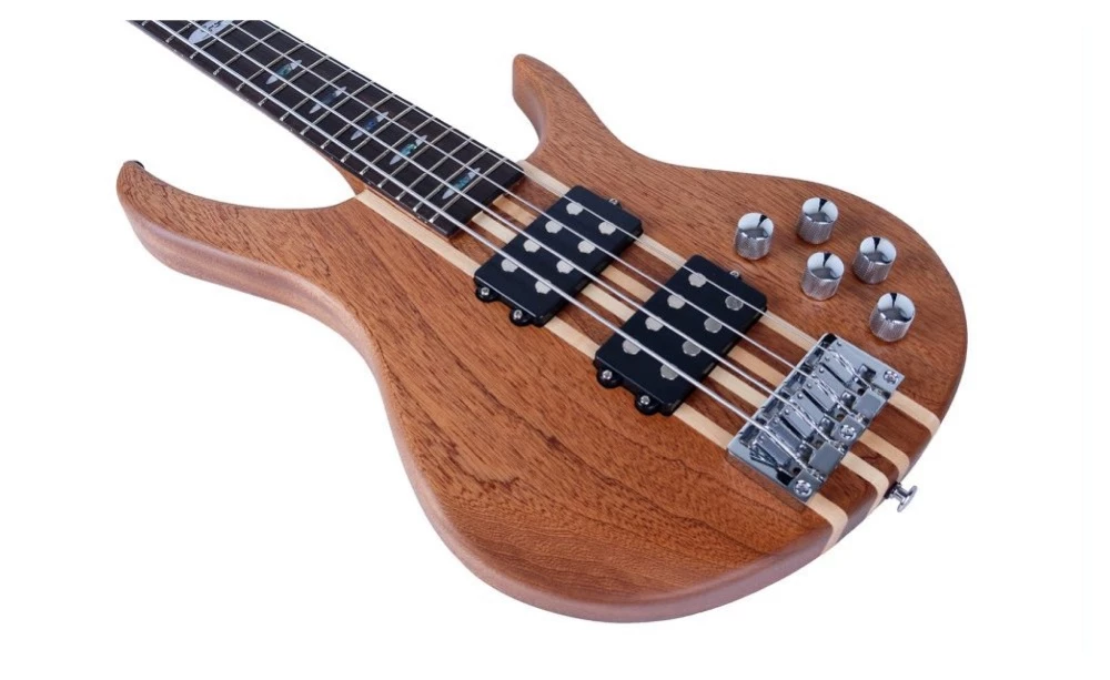 Stylish Wooden Bass Guitar 4Strings - 1