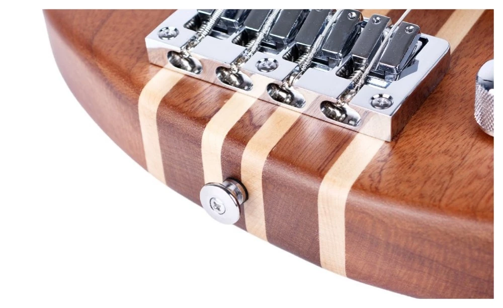 Stylish Wooden Bass Guitar 4Strings - 4