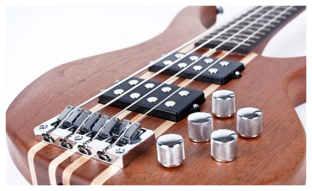 Stylish Wooden Bass Guitar 4Strings - 2