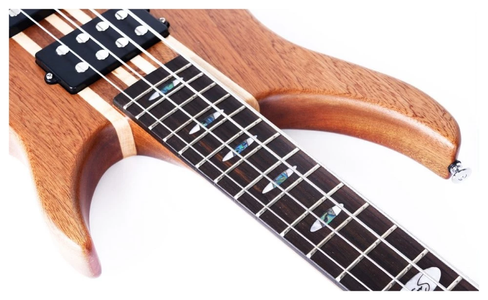 Stylish Wooden Bass Guitar 4Strings - 3
