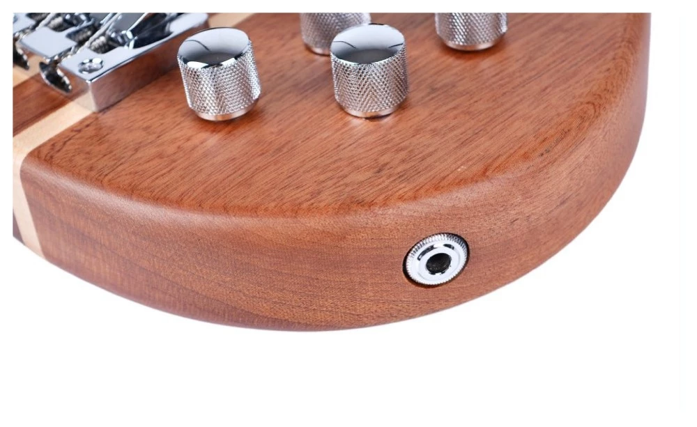 Stylish Wooden Bass Guitar 4Strings - 6