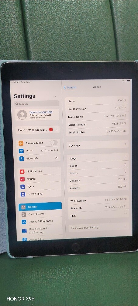 i pad pro 9.7 inch 128 gb WiFi - 4