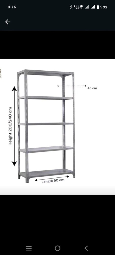 Heavy duty rack (rufuf) shelves all - 16