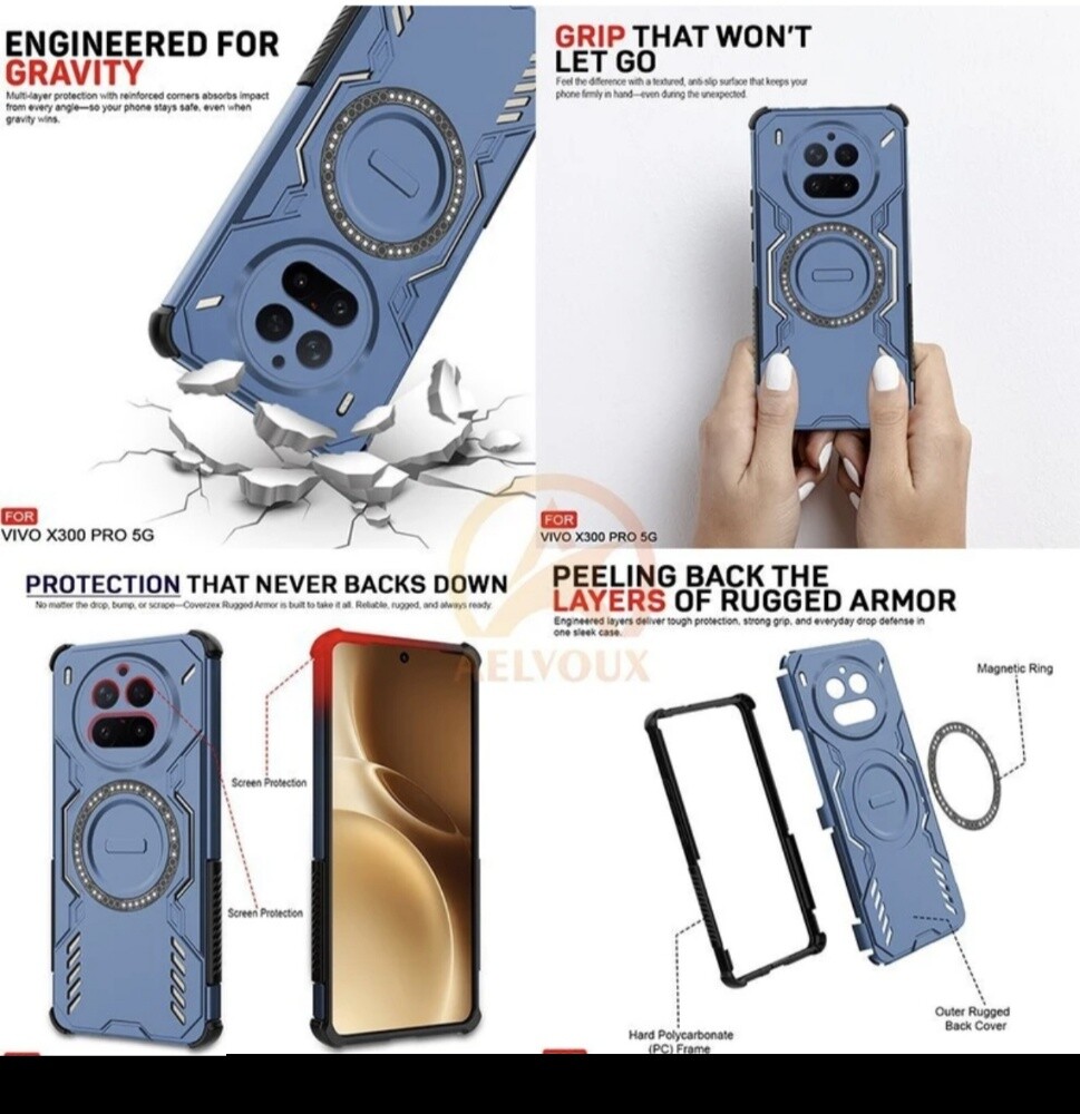 Vivo X300 Pro heavy duty cover - 4