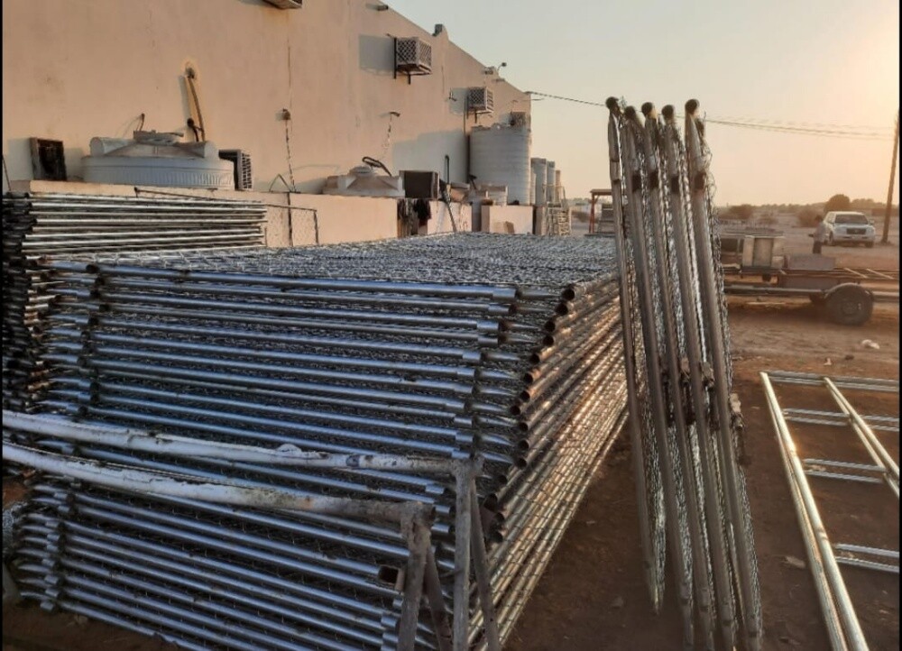 (shabak )Chain link fence and troug - 3