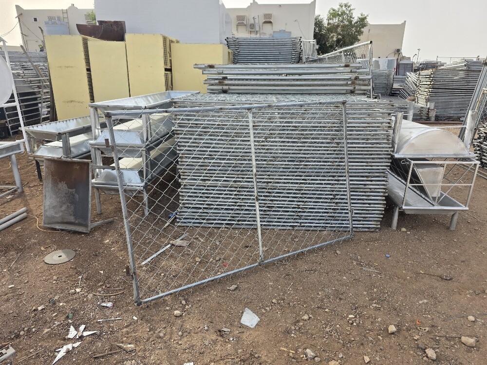 (shabak )Chain link fence and troug - 11