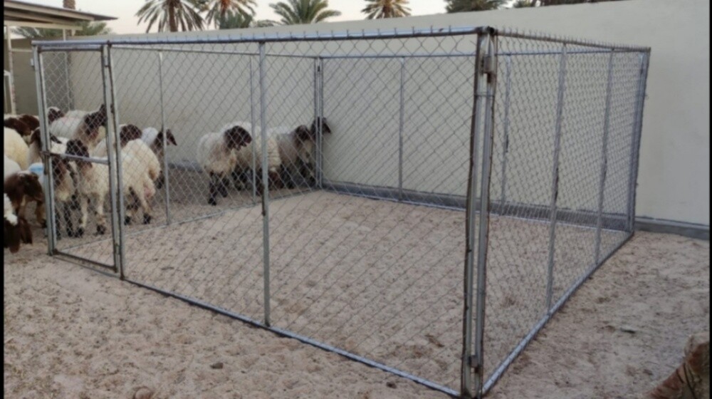 (shabak )Chain link fence and troug - 7