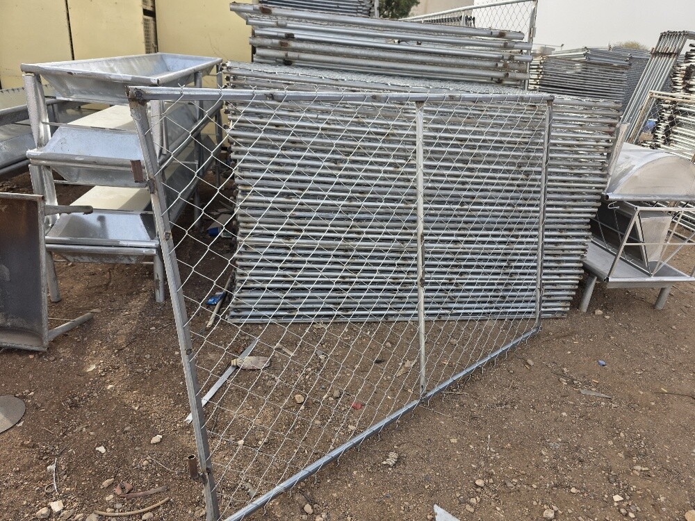 (shabak )Chain link fence and troug - 8
