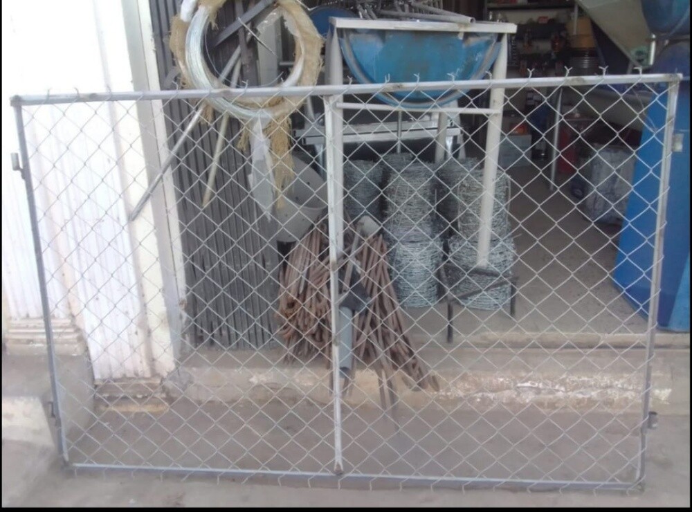 (shabak )Chain link fence and troug - 4
