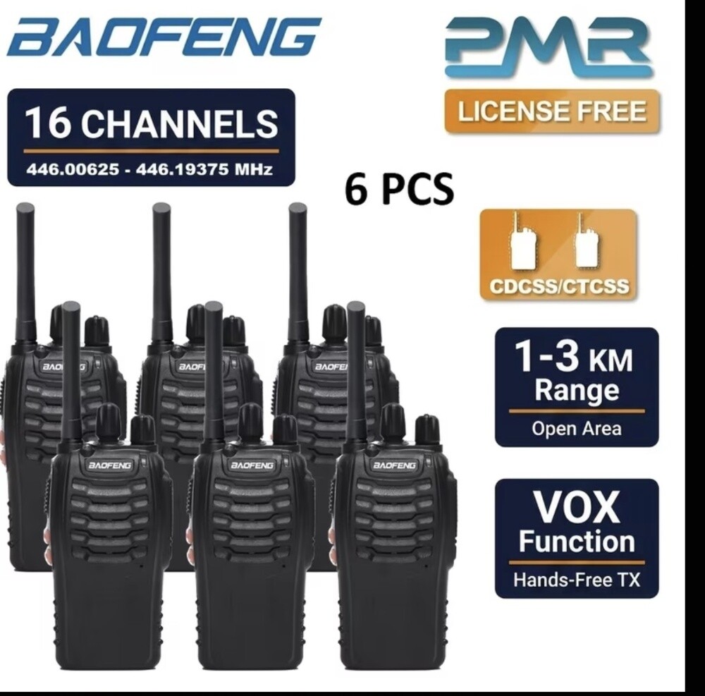walkie talkie - 6pcs - 1