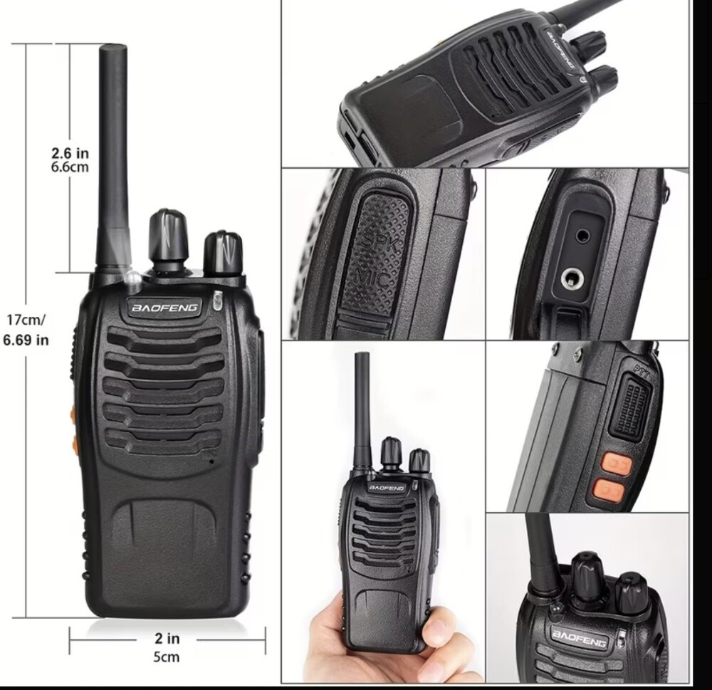 walkie talkie - 6pcs - 2