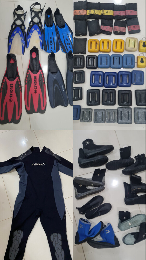 Sets of Diving Equipment. - 1