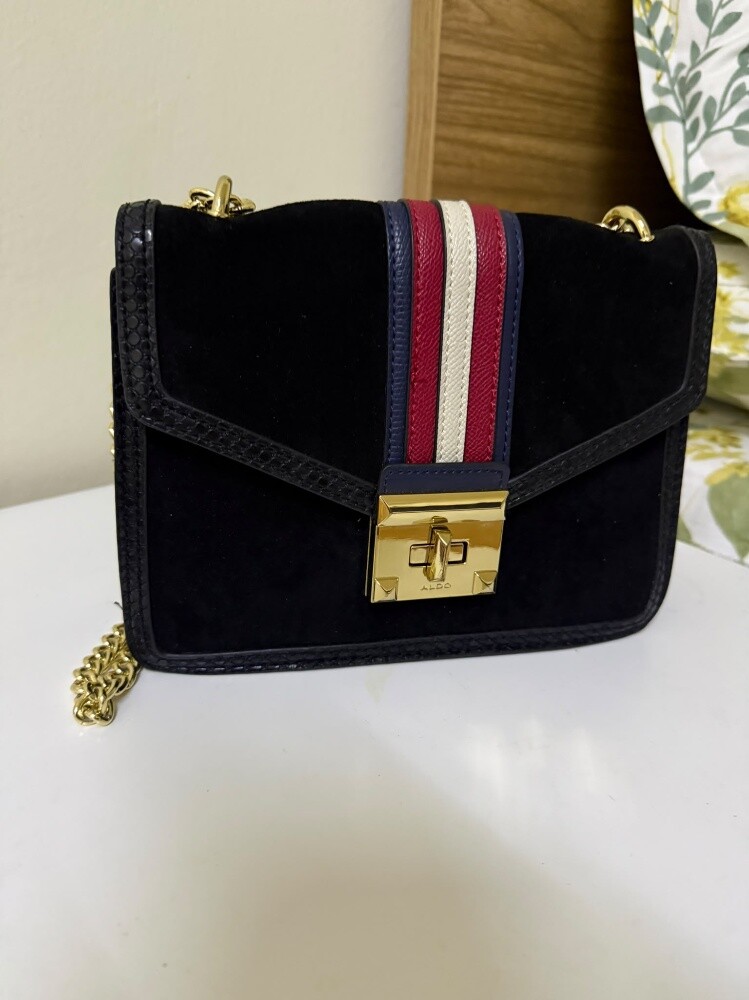 ALDO black suede - 1