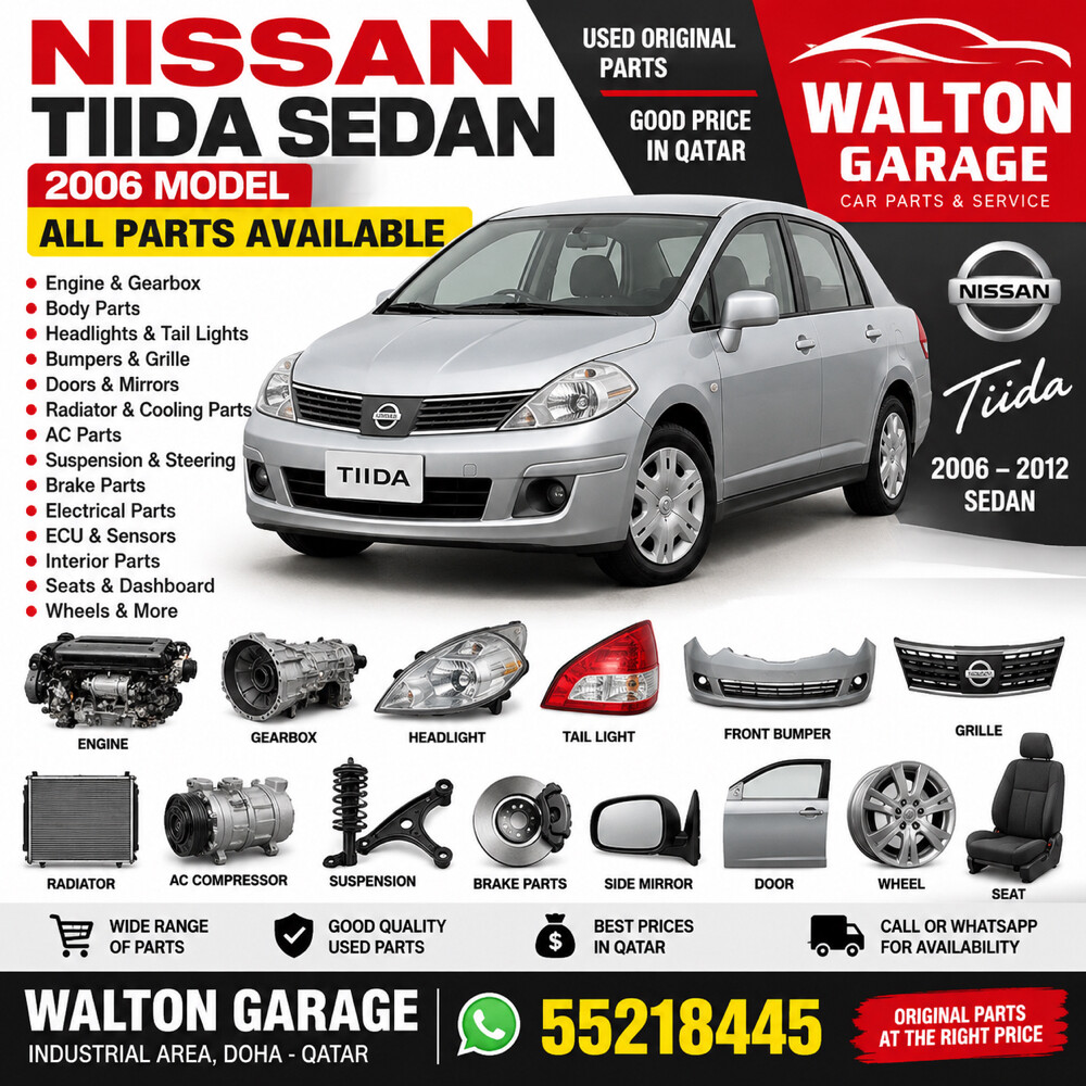 NISSAN TIIDA SEDAN 2006 TO 2012 - 1