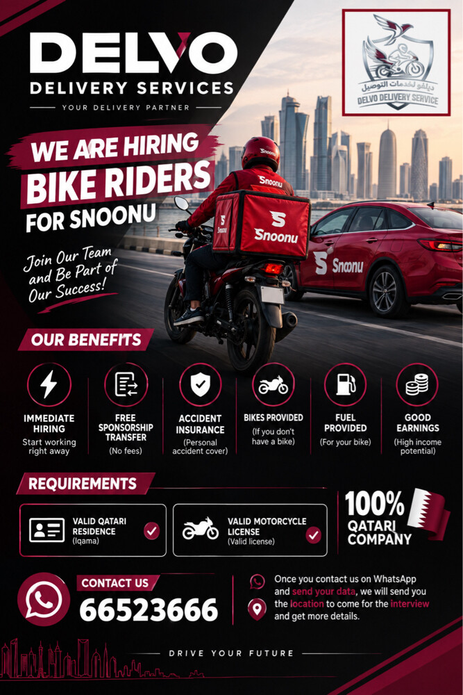 DELIVERY BIKE RIDERS WANTED - 1