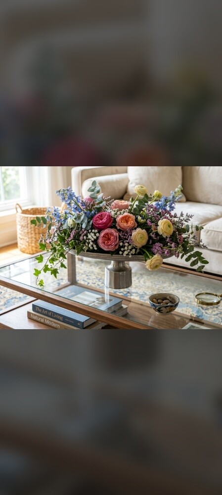 Premium Silver-Plated Oval Pedestal - 1