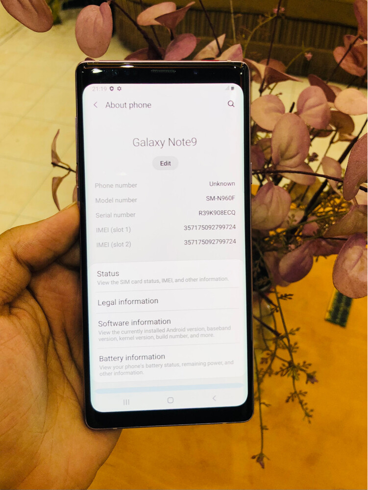 Samsung Note 9 (512 GB) - 2