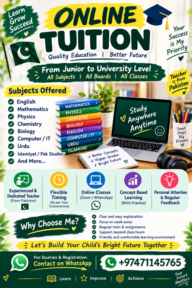 Online Teacher Availble - 1