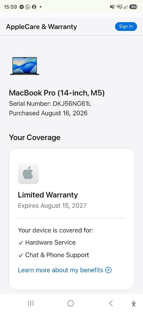 14" Macbook Pro M5 16/1TB Black - 5