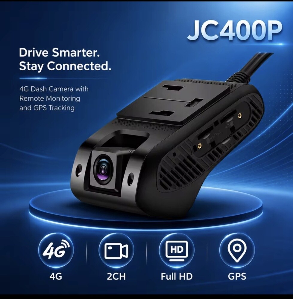 JC400P  4G Dashcam with gps tracker - 1