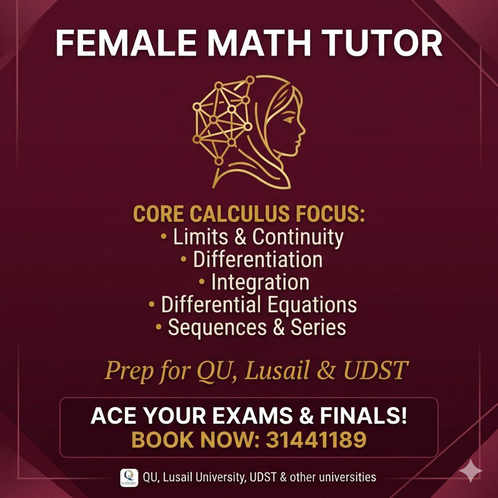 Calculus Female Math Preparation - 1
