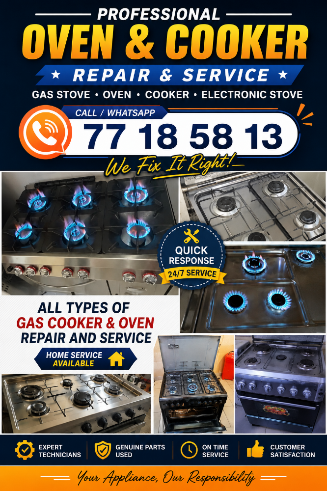 Qatar gas cooker repair & Service - 1