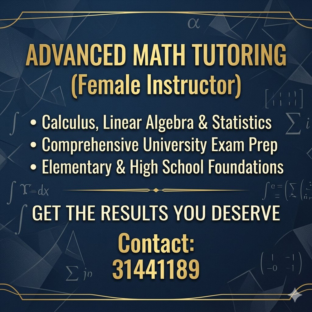Female Math help - 1