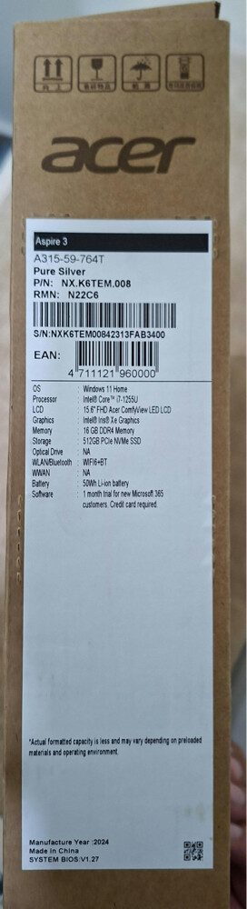 acer i7 - 2
