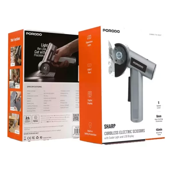 Porodo Sharp Electric Scissors - 5