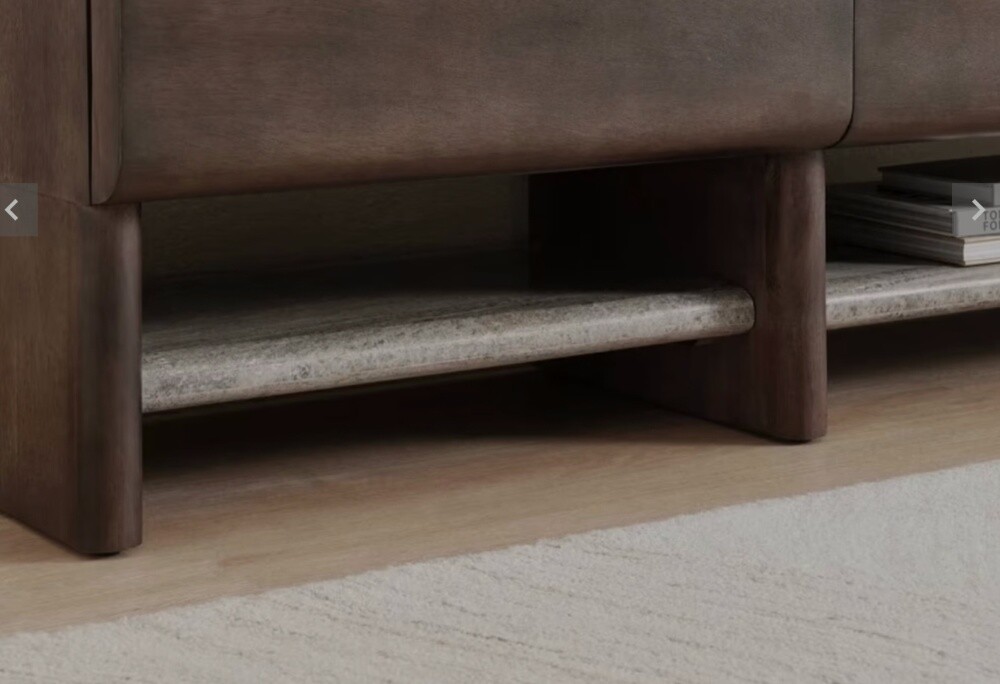 Scepter TV Unit Marble - Brown - 6