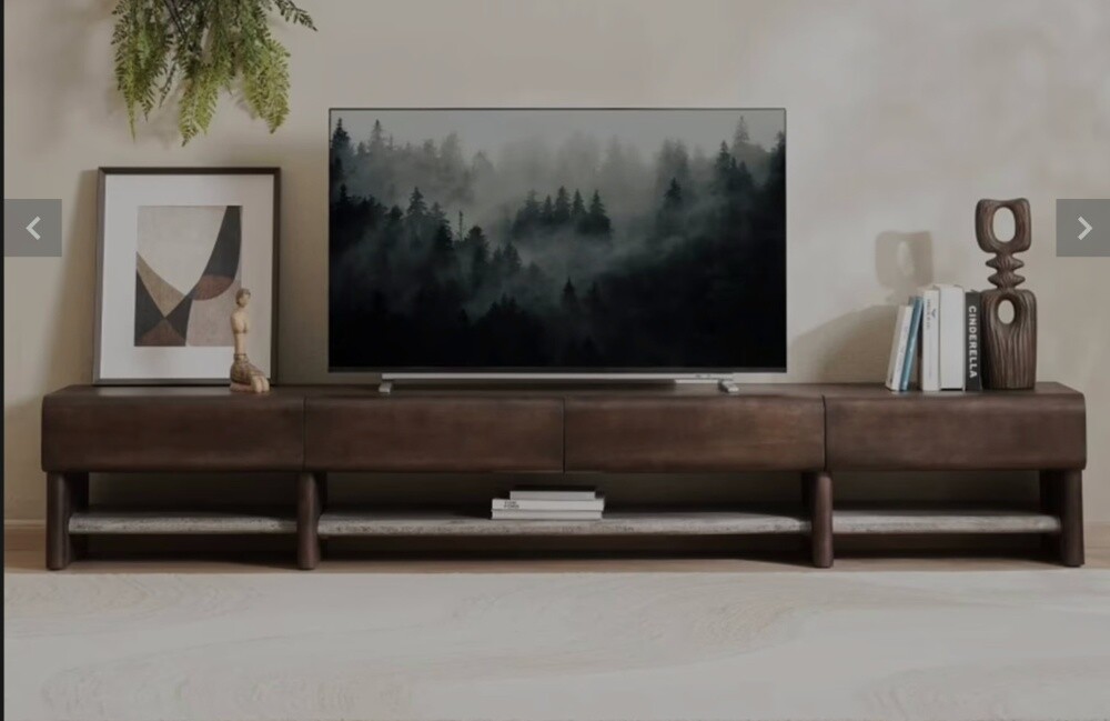 Scepter TV Unit Marble - Brown - 2